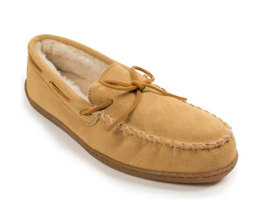 Pile Lined Hardsole Slippers|Minnetonka Best