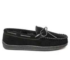 Pile Lined Hardsole Slippers|Minnetonka Online
