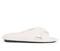 MUK LUKS Slippers|Slippers>Ada Micro Chenille Criss Cross Slippers
