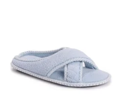 Ada Micro Chenille Criss Cross Slippers|MUK LUKS Hot