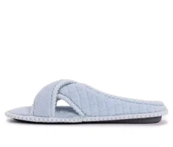 Ada Micro Chenille Criss Cross Slippers|MUK LUKS Hot