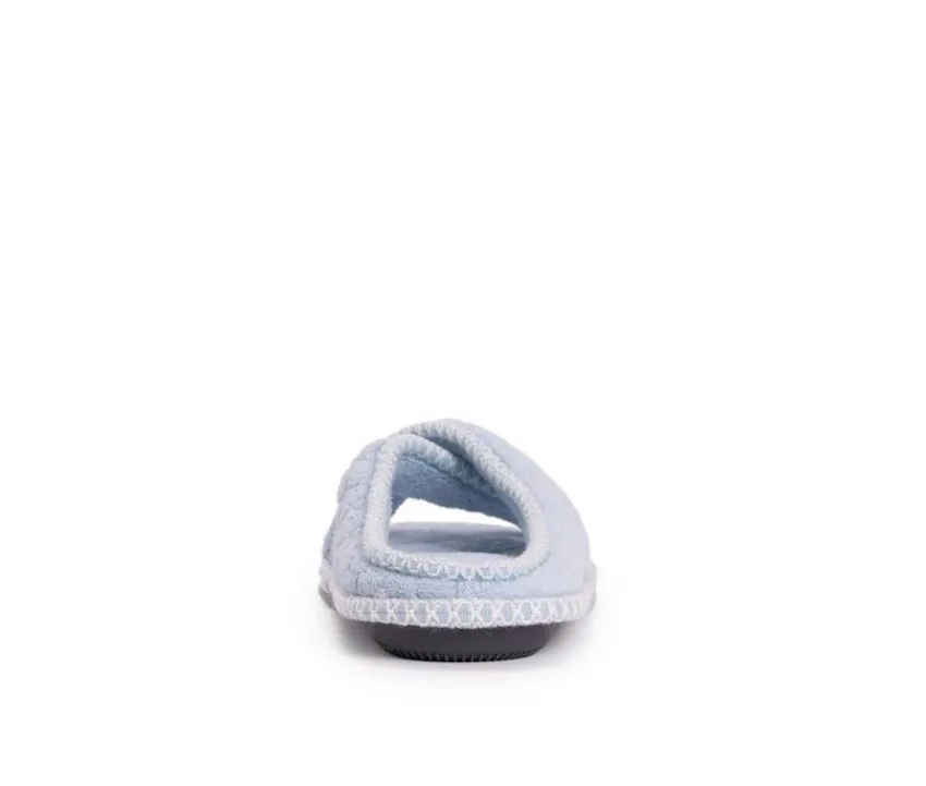 Ada Micro Chenille Criss Cross Slippers|MUK LUKS Hot