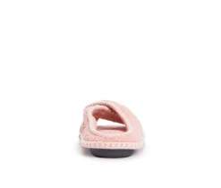 Ada Micro Chenille Criss Cross Slippers|MUK LUKS Clearance