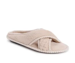 Ada Micro Chenille Criss Cross Slippers|MUK LUKS Online
