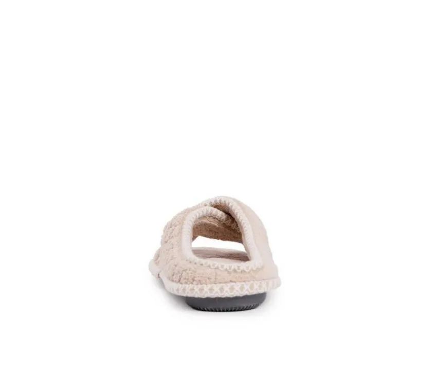 Ada Micro Chenille Criss Cross Slippers|MUK LUKS Online