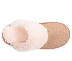 Angled Sparkle Scruff Slippers|MUK LUKS Discount