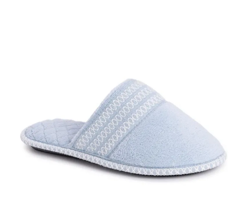 MUK LUKS Slippers|Slippers>Cathy Micro Chenille Closed Toe Slipper