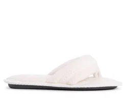 Darlene Micro Chenille Thong Slippers|MUK LUKS Clearance