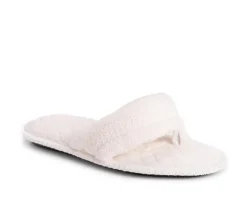 Darlene Micro Chenille Thong Slippers|MUK LUKS Clearance