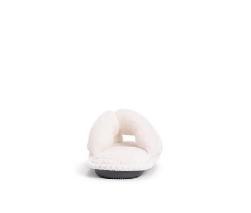 Darlene Micro Chenille Thong Slippers|MUK LUKS Clearance