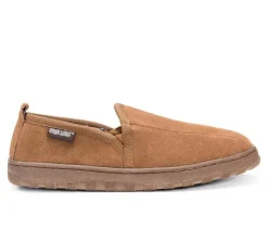MUK LUKS Men's|Slippers>Eric Printed Berber Suede Slippers