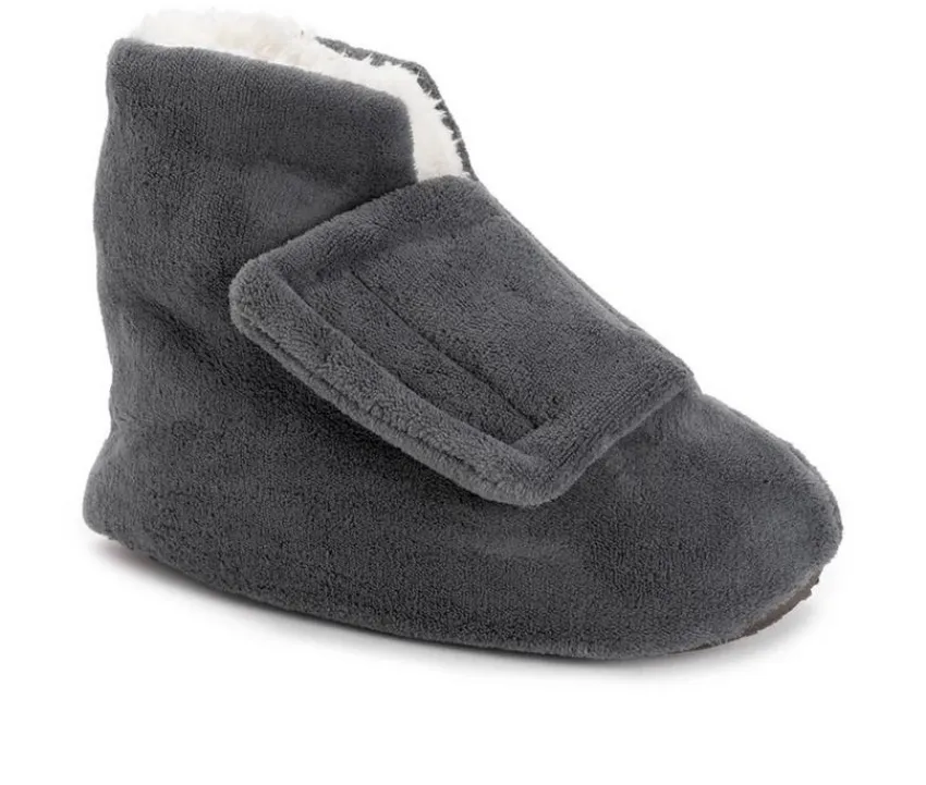 MUK LUKS Men's|Slippers>Men's Adjustable Shearling Bootie Slippers