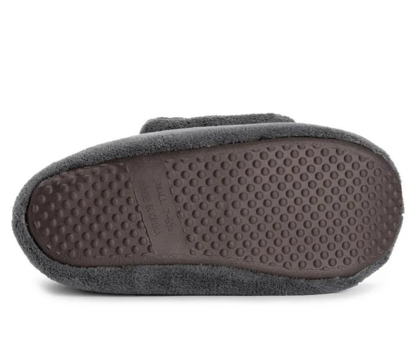 MUK LUKS Men's|Slippers>Men's Adjustable Shearling Bootie Slippers