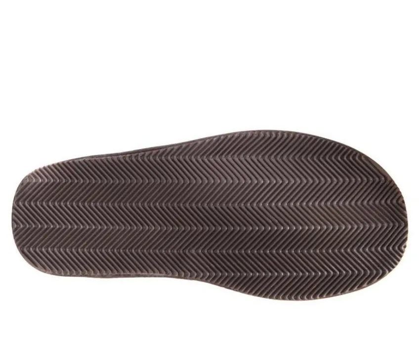 MUK LUKS Men's|Slippers>Men's Dave Printed Berber Suede Slippers