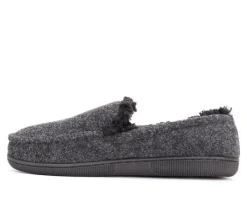 Men's Faux Wool Moccasin Slippers|MUK LUKS New