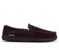 MUK LUKS Men's|Slippers>Men's Fuax Suede Moccasin Slippers