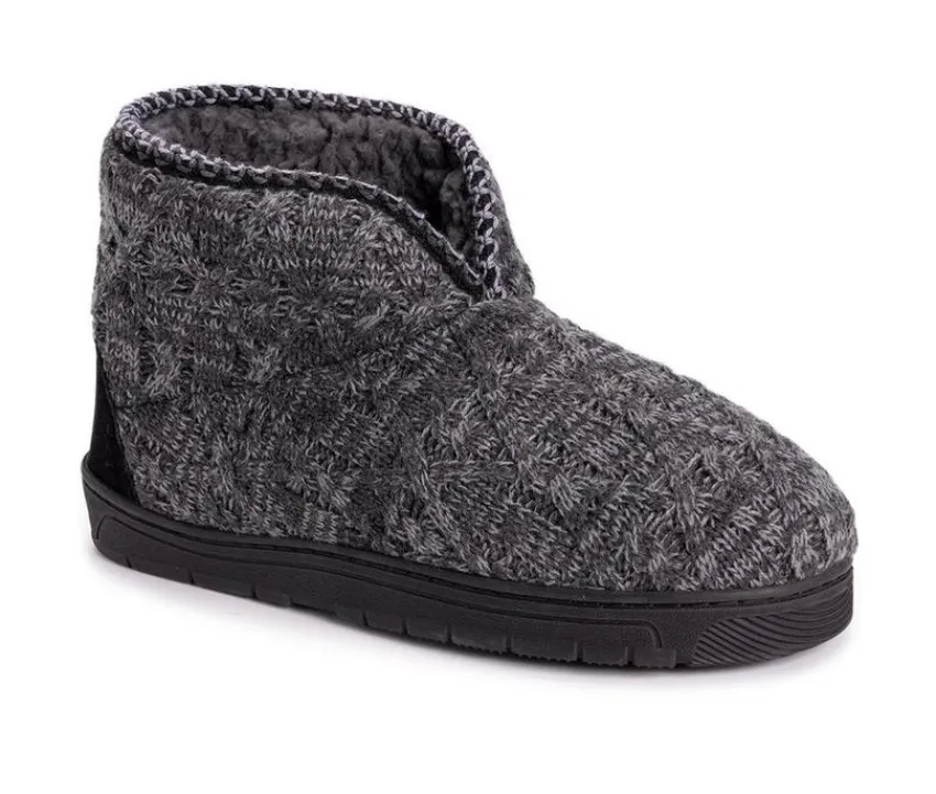 MUK LUKS Men's|Slippers>Men's Mark Bootie Slippers