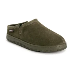MUK LUKS Men's|Slippers>Men's Matt Printed Berber Suede Clog Slippers