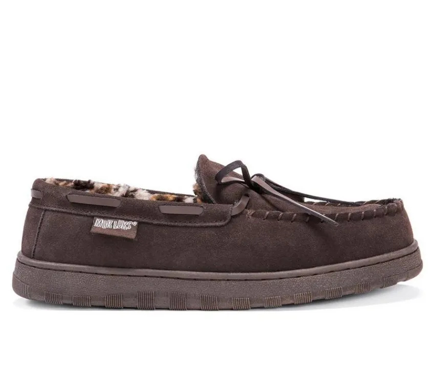 Men's Paul Printed Berber Suede Moccasins|MUK LUKS Online