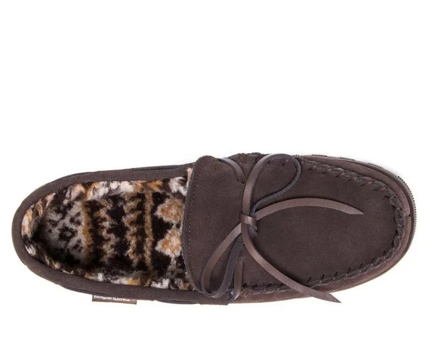 Men's Paul Printed Berber Suede Moccasins|MUK LUKS Online