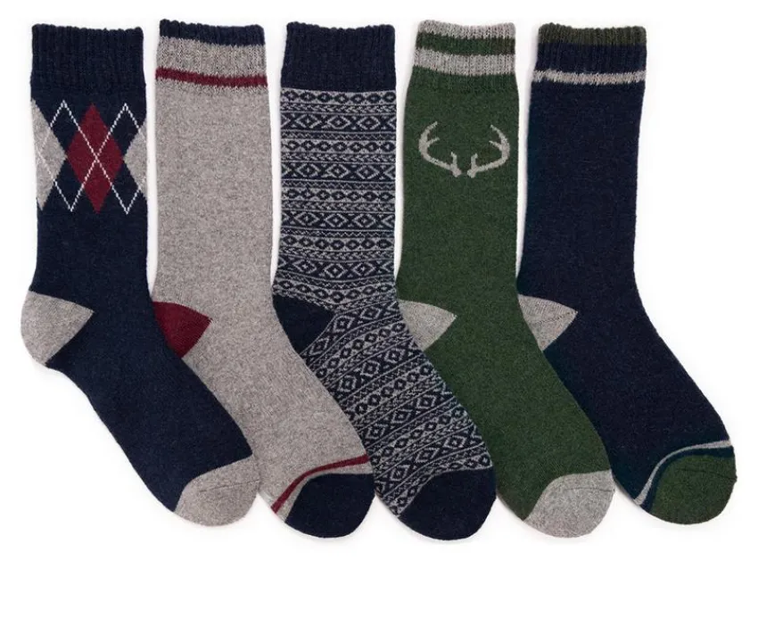 MUK LUKS Socks>5Pk Wool Socks Socks