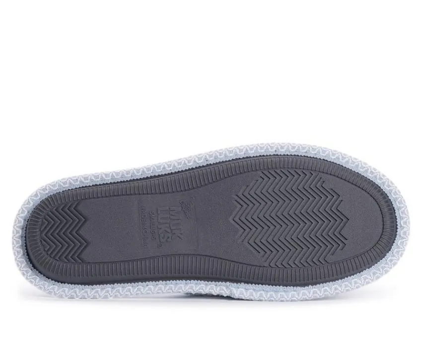 MUK LUKS Slippers|Slippers>Sally Micro Chenille Open Toe Scuff Slippers