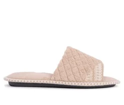 MUK LUKS Slippers|Slippers>Sally Micro Chenille Open Toe Scuff Slippers