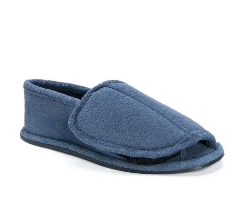 MUK LUKS Men's|Slippers>Terry Open Toe Slipper
