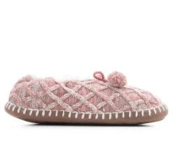 Women's Knit Ballerina Slippers|MUK LUKS New
