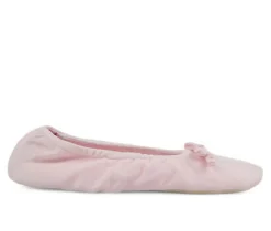 Women's Stretch Satin Ballerina Slipper|MUK LUKS Clearance