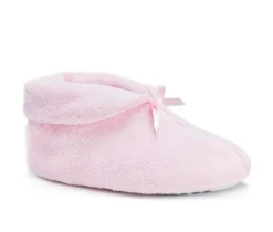 Women's Terry Cuff Slipper Booties|MUK LUKS Clearance