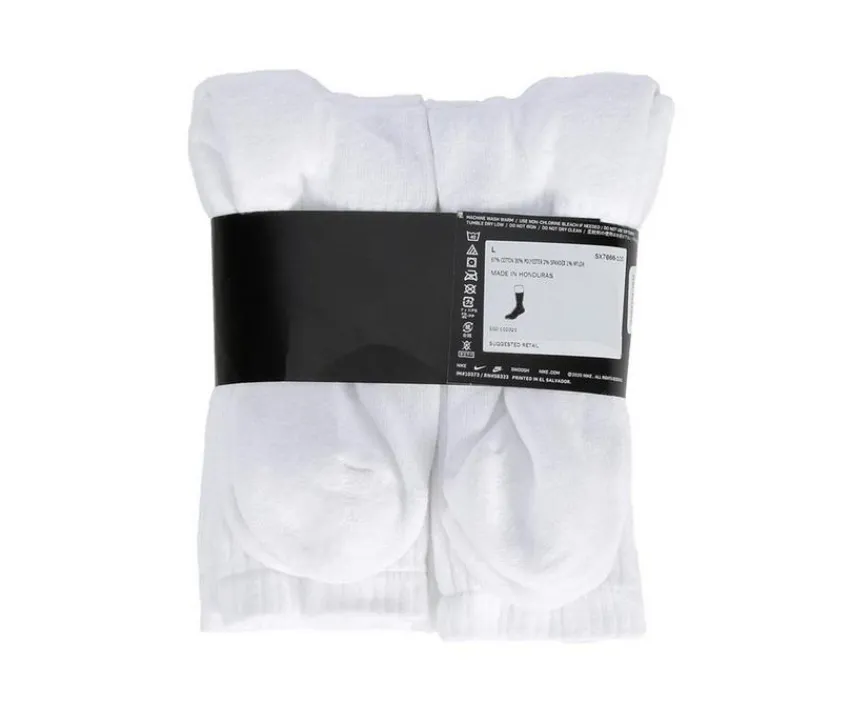 6 Pr Everyday Cushioned Crew Socks|Nike Best