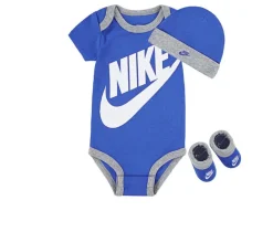 Nike Athletic & Sports Bags>Infant Futura 3 Piece Onesie Set