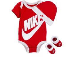 Nike Athletic & Sports Bags>Infant Futura 3 Piece Onesie Set