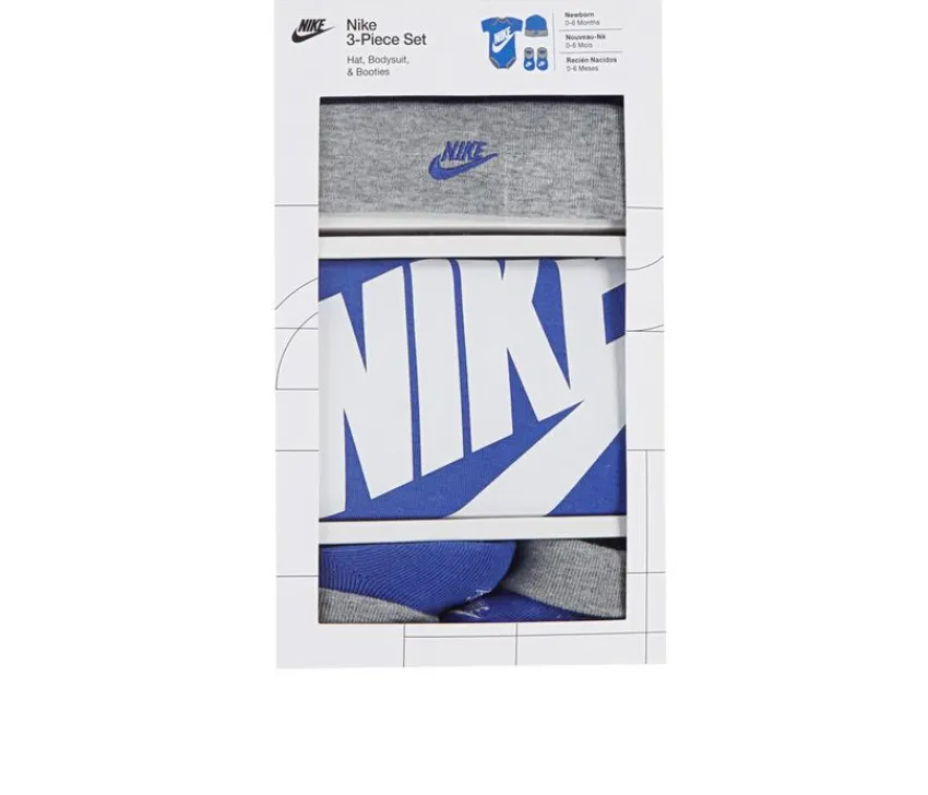 Infant Futura 3 Piece Onesie Set|Nike Hot