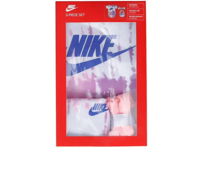 Nike Infant (Sizes 0-4)|Athletic & Sports Bags>Infant Tie Dye Futura 3 Piece Onesie Set