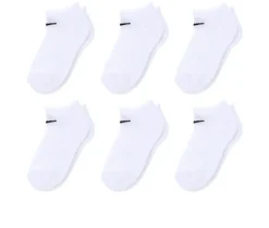 Nike Socks>6P Youth Cush No Show Socks