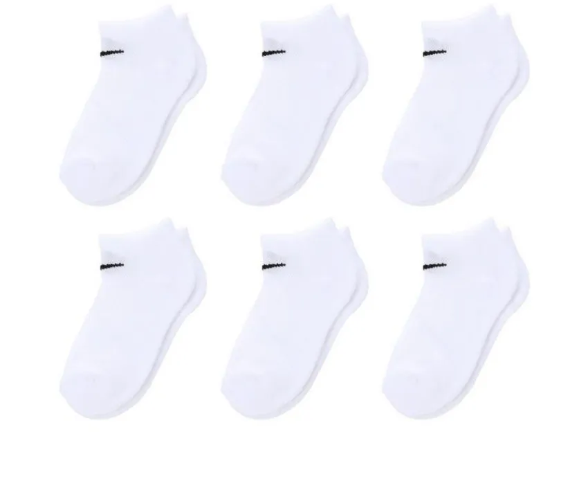 Nike Socks>6P Youth Cush No Show Socks