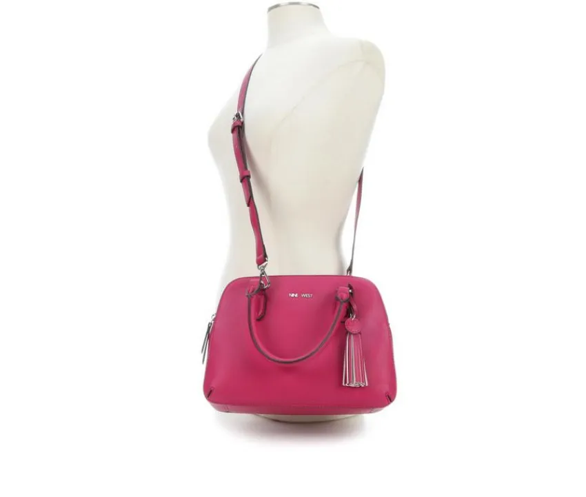 Nine West Handbags>Brie Dome Satchel Handbag