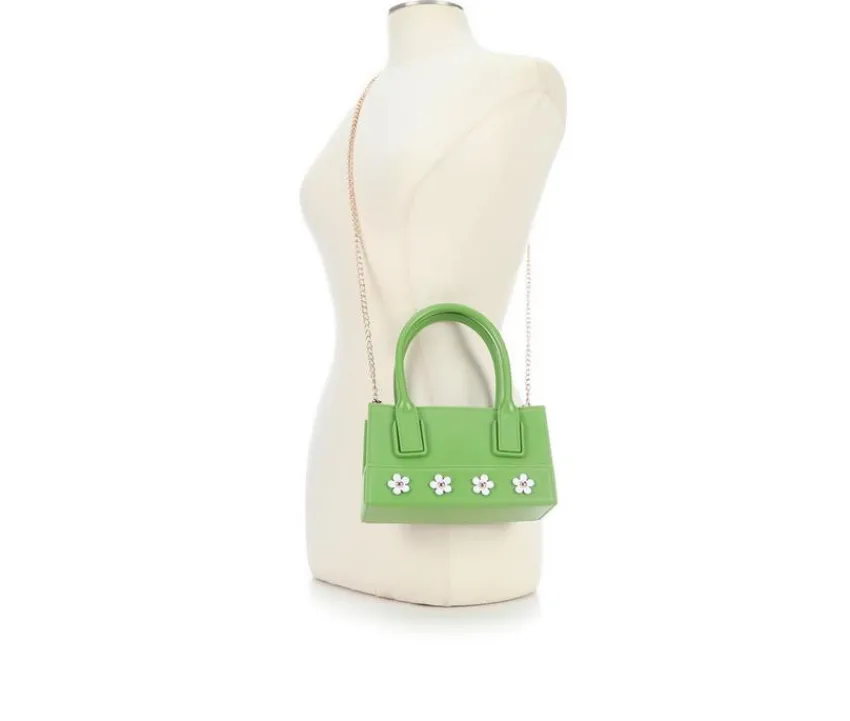 Olivia Miller Handbags>Jelly Flower Top Handle Handbag