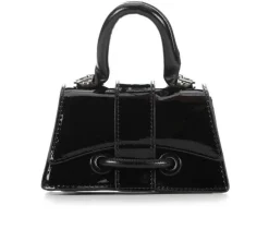 Metallic Top Handle Handbag|Olivia Miller Clearance