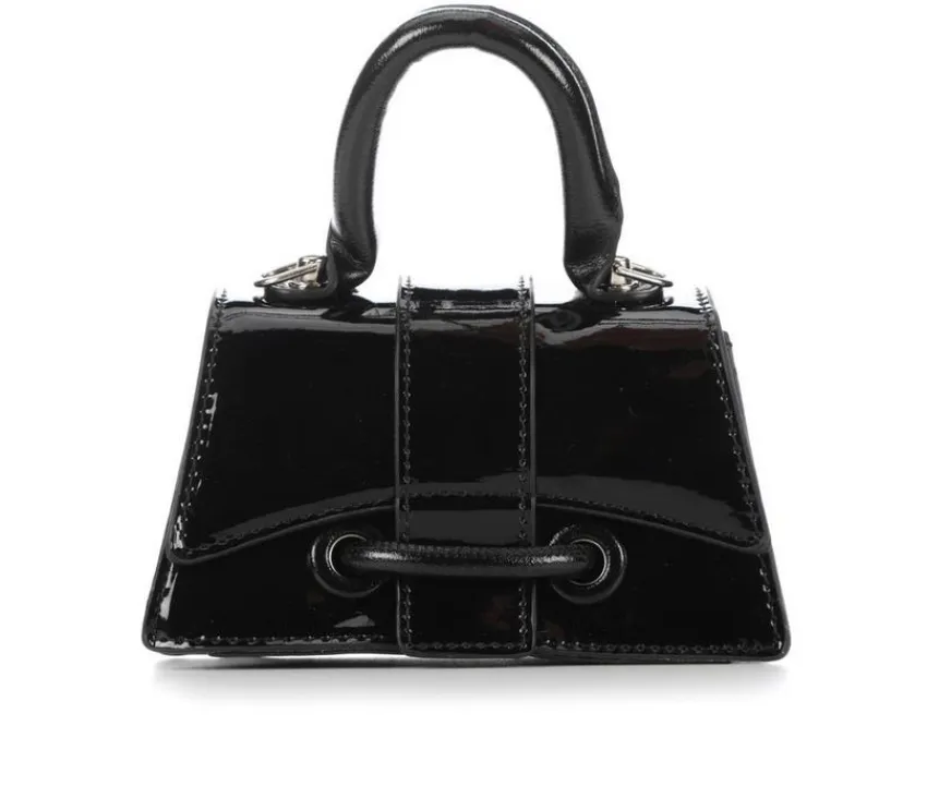 Metallic Top Handle Handbag|Olivia Miller Clearance