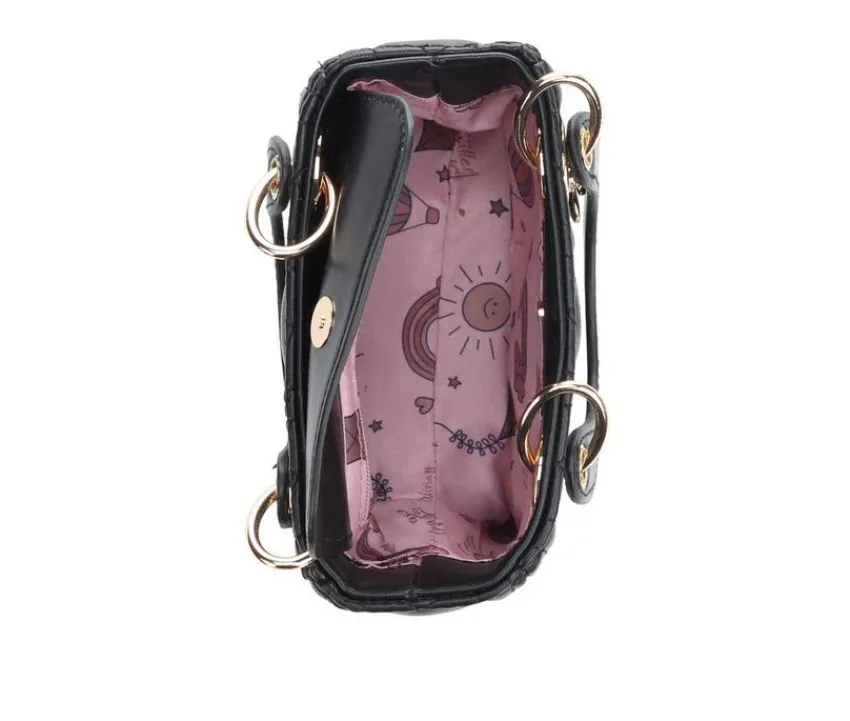 Puff Quilt Top Handle Handbag|Olivia Miller Clearance