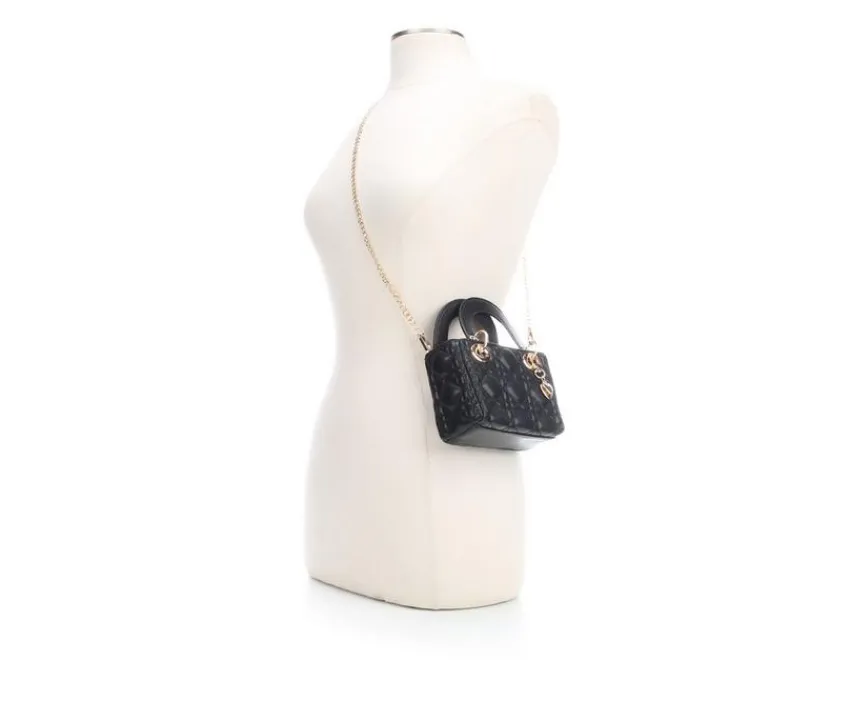 Puff Quilt Top Handle Handbag|Olivia Miller Clearance