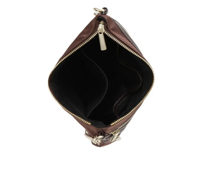 Sam & Libby Crossbody|Handbags>Saffiano Trim Xbody Handbag