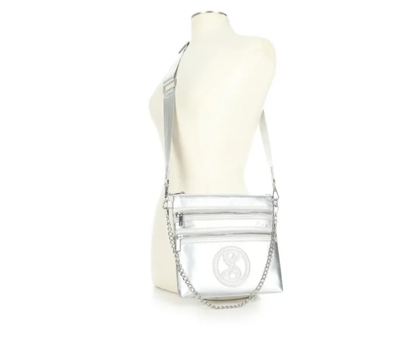 Sam & Libby Crossbody|Handbags>Saffiano Trim Xbody Handbag
