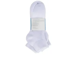 6 Pair Comfort Cushioned Quarter Socks|Sof Sole Outlet