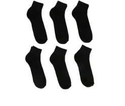 Sof Sole Socks>6 Pair Comfort Cushioned Quarter Socks