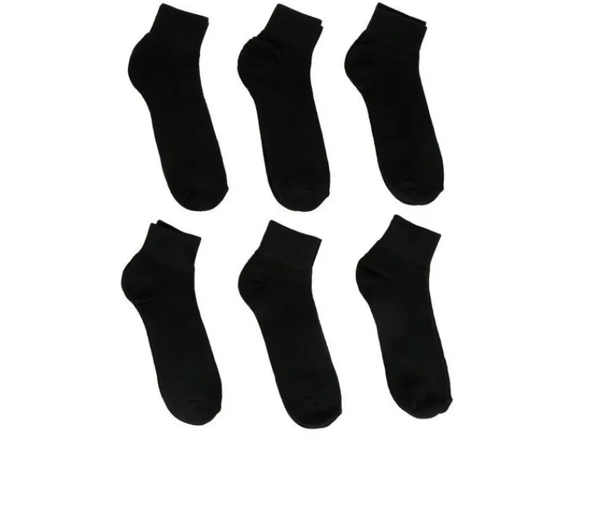 Sof Sole Socks>6 Pair Comfort Cushioned Quarter Socks