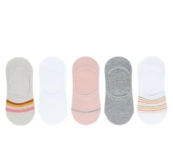 Steve Madden Socks>5 Pack Patterned Foot Liner Socks